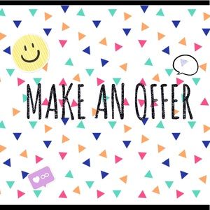 Feel free to make offers and ask questions!! 😁